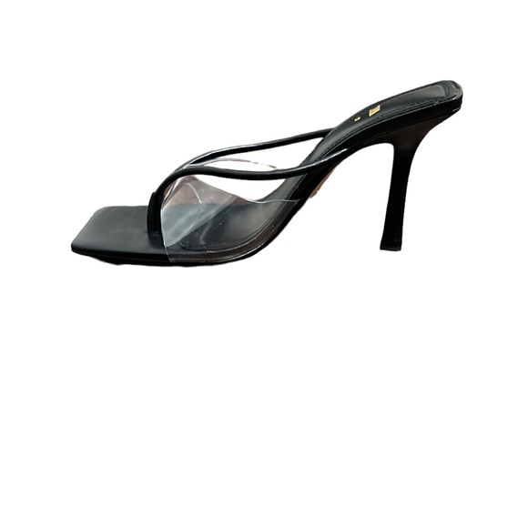 Zara High Heel Vinyl Sandals Size 37 - Picture 6 of 11